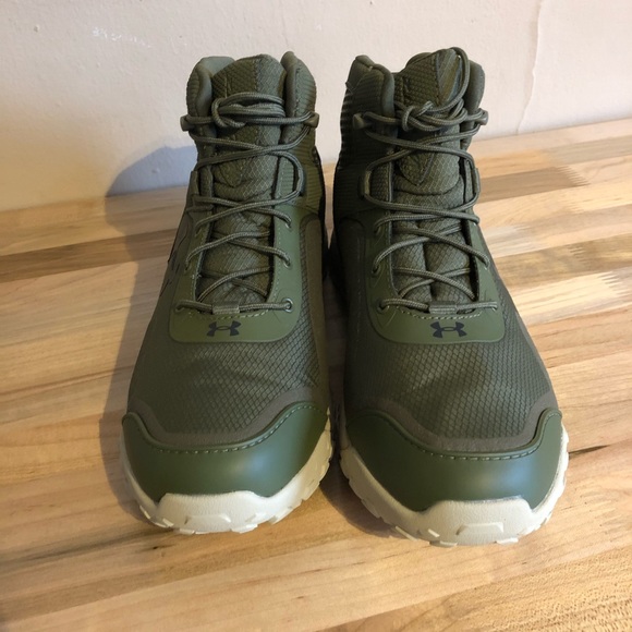 Under Armour UA Valsetz RTS 1.5 5" Boots Men’s 8 Green 3022854-300 Waterproof - Picture 3 of 5